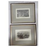 Pair of Framed Engravings