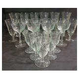 Lot of Matching Stemware