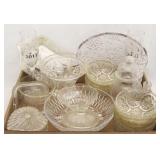 Lot assorted glassware