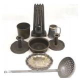Assorted metal items