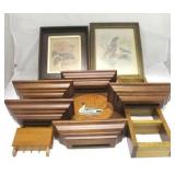 Assorted wooden items