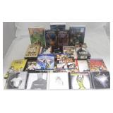 Assorted VHS, DVDs, Blu-Ray & CDs
