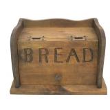 Wooden bread box