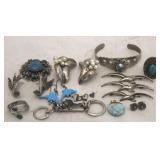 Assorted costume jewelry