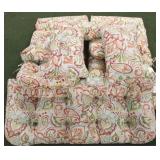 Group of 9 outdoor cushions & pillows