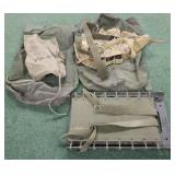 Group military sacks & seat