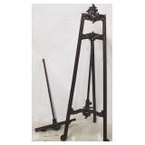 Mahogany carved easel (project)