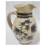Art Pottery Pitcher signed Mangum pottery