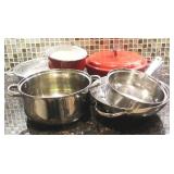 Lot of Assorted Pots and Pans