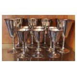 12pc. Silver Plated Goblet Set