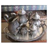6pc. Rogers Silver Plated Tea Set