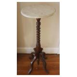 Marble Top Plant Stand