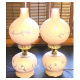 Pair of Hand Painted Lamps
