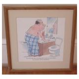 Framed Cartoon Print