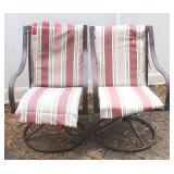 Pair of Outdoor Chairs w/ Cushions