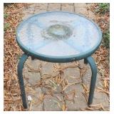 Glass Top Outdoor Table