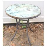 Glass Top Outdoor Table