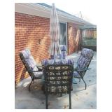 6pc. Patio Set to w/ Umbrella