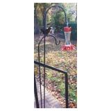 Shepherds Hooks w/ hummingbird Feeder