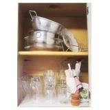 Cabinet Lot of Assorted Items