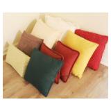 Lot of Assorted Throw Pillows
