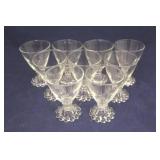 Set of 9 Sherry Glass Berwick-Boopie-Clear