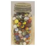 Atlas Mason Jar Full of Marbles