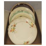 Tray Lot of Assorted Plates