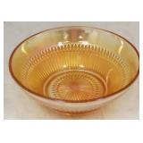Carnival Glass Bowl - 9" x 3 1/2"