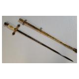 J R Pettis & Co NY Masonic sword