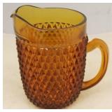 Amber Glass Pitcher