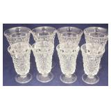 8 pc Set of Fostoria American Glasses