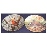 Pair of "Bird" Collector Plates