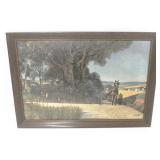 Framed Print, signed