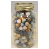 Mason Jar Full of Marbles