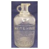 White House Vinegar Bottle - 10" tall