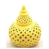 Ceramic Candle Lantern - 10" tall
