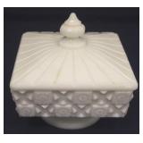 Westmoreland Milk Glass Covered Dish