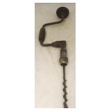 Wood Hand Drill - 19 1/2 long