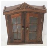 Mahogany Carved Hanging Cabinet
