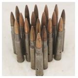 Lot of 19 WWII Dummy Rounds