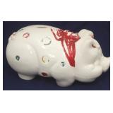 Vintage Art Pottery Piggy Bank