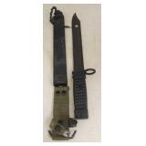 Military Bayonet w/ Sheath - 15" long