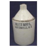 Hertz Bros Gloversvile, NY Stoneware Jug