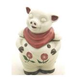 Pig Cookie Jar - 12 1/2 tall
