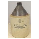 4 Gallon Stoneware Jug - 19 x 10 1/2