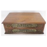 J.P. Coates 2 Drawer Spool Cabinet