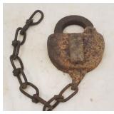 Antique Padlock (No Key)
