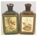 Pair of Vintage Jim Beam Liquor Bottles