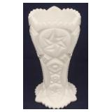 Milk Glass Vase - 9" tall